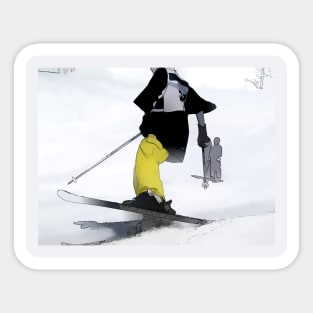 Ski Bum - Skier Sticker